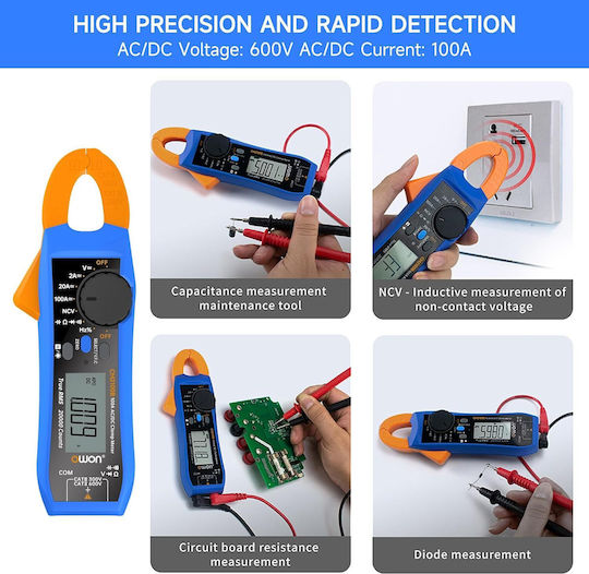 Clamp Meter Digital True RMS X001T9FBWL