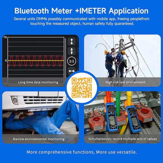 Clamp Meter Digital True RMS X001T9FBWL