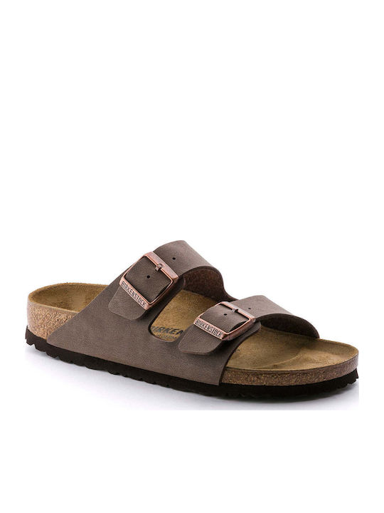 Arizona Ανδρικά Σανδάλια σε Καφέ Χρώμα Narrow Fit
