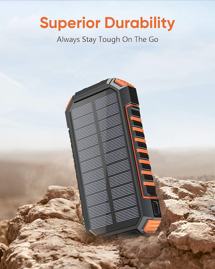 Baterie Externă Solară 26800mAh Încărcare Rapidă