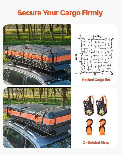 Vevor Steel Car Roof Rack 213.36x99.06cm