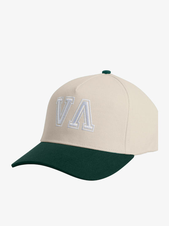 Men's Rvca League Va Pinched Snapback Hat Natural Uvyha00304_wdr0