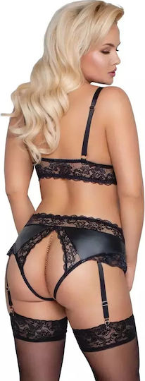Cottelli Collection Sexy Σετ Εσωρούχων με Δαντέλα Ροζ