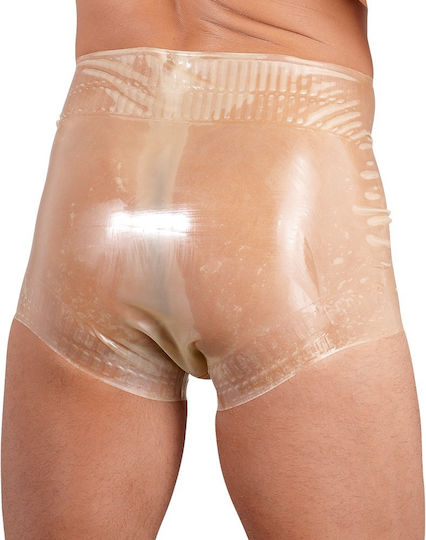 LateX Diaper Ανδρικό Sexy Boxer Διάφανο