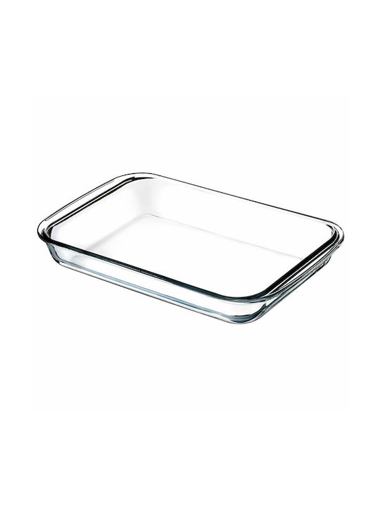 Kadax Ορθογώνιο Πυρίμαχο Σκεύος Γυάλινο 39x23cm 2τμχ