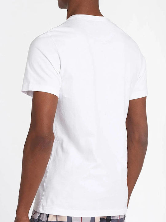 Barbour T-Shirt Weiß