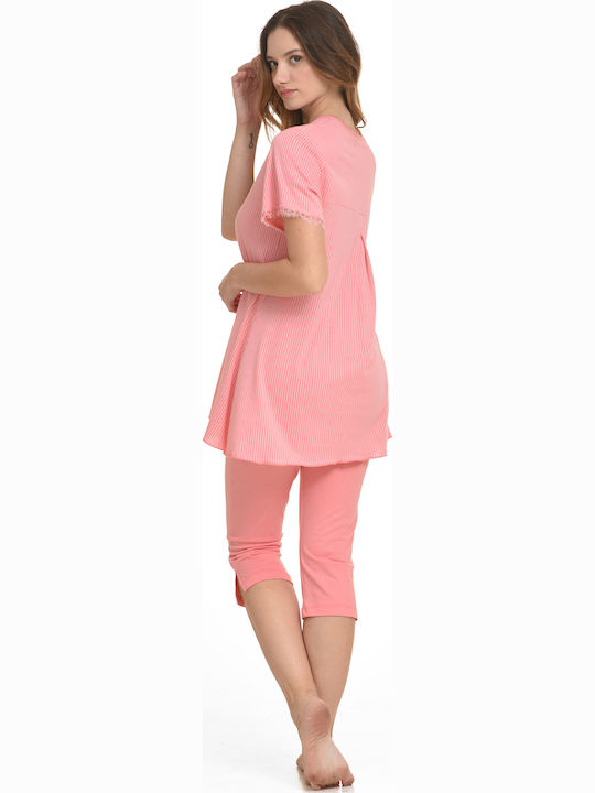 Zen by Daisy Sommer Damen Pyjama-Set Coral Zen by Daisy Sommer Damen Pyjama-Set Coral
