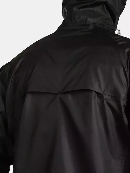 Μπουφάν Αδιάβροχο και Αντιανεμικό Black
