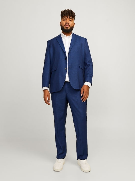 Men's Suit Jacket Regular Fit Medieval Blue