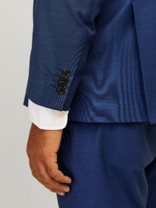 Men's Suit Jacket Regular Fit Medieval Blue