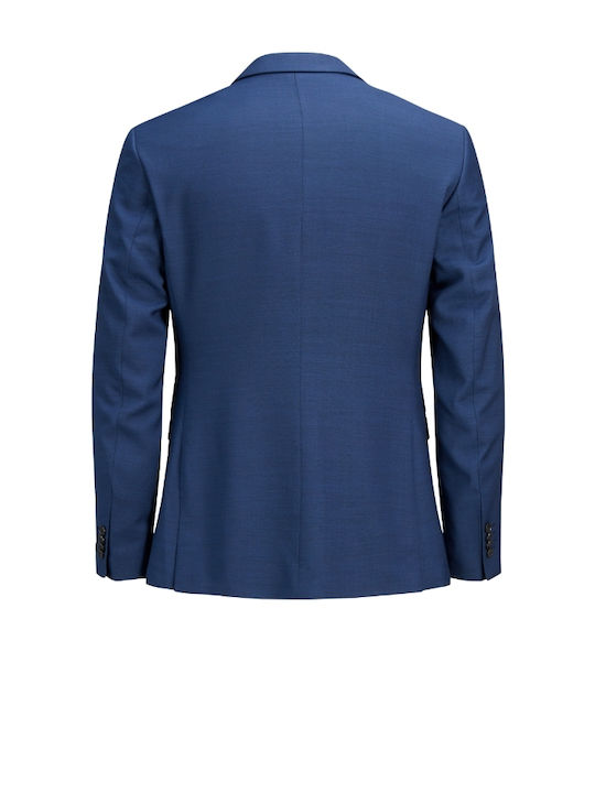 Men's Suit Jacket Regular Fit Medieval Blue
