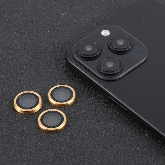 Προστασία Κάμερας Μεμβράνη Χρυσό για το iPhone 14 Pro Max, iPhone 14 Pro