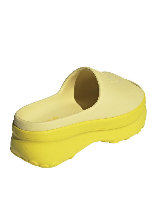 Adifom Stan Slides σε Κίτρινο Χρώμα