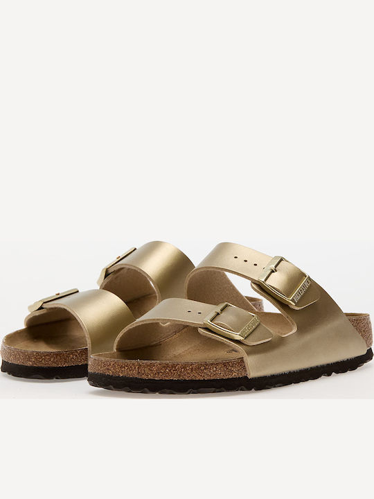 Arizona Women's Anatomic Sandals Gold Narrow Fit