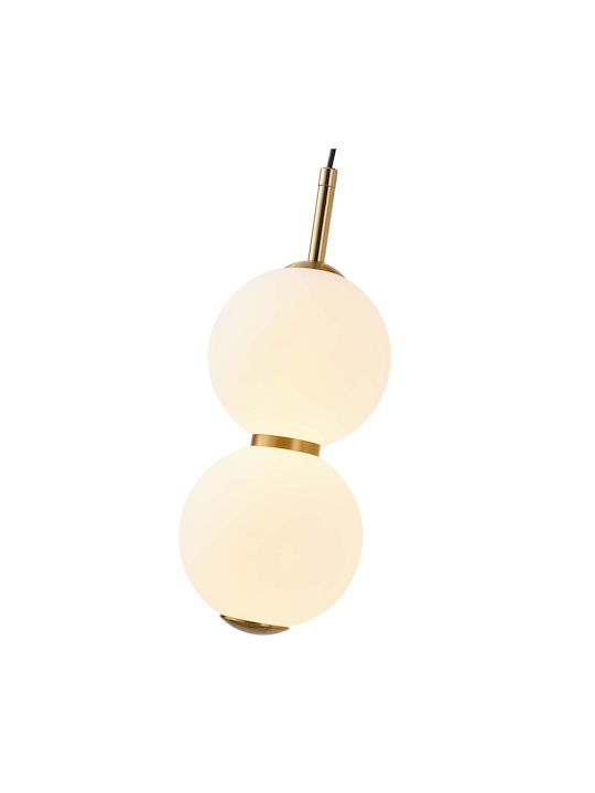 Eurolamp Trea Lumină de Perete cu LED Integrat și Lumină Alb Cald Bronz 43x16cm