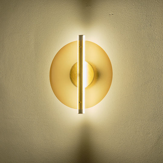 Eurolamp Classic Wall Lamp with Integrated LED and Warm White Light Honey 33x12x30cm