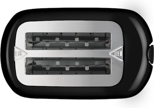 Amica Toaster 2 Slots 750W Black