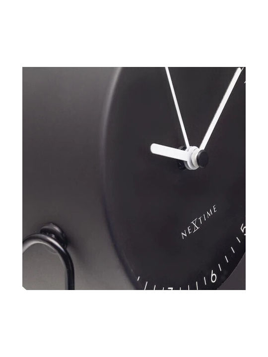 Nextime Επιτραπέζιο Ρολόι με Ξυπνητήρι Μαύρο
