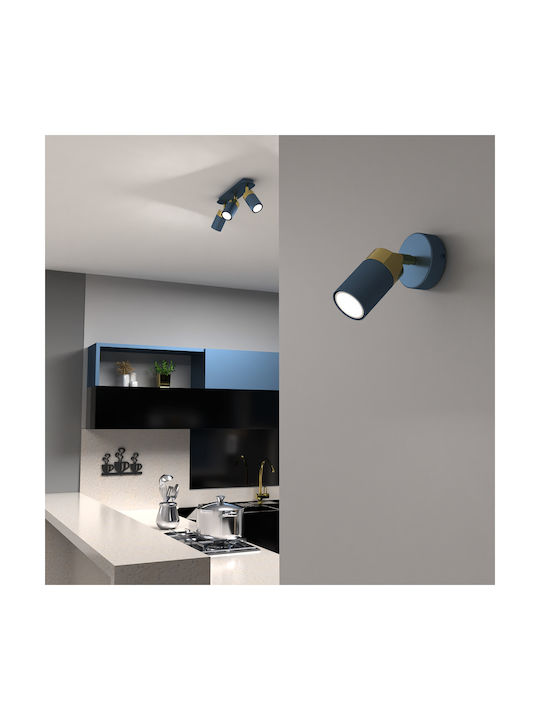 Eko Light Joker Single Spot with Socket GU10 in Blue Color