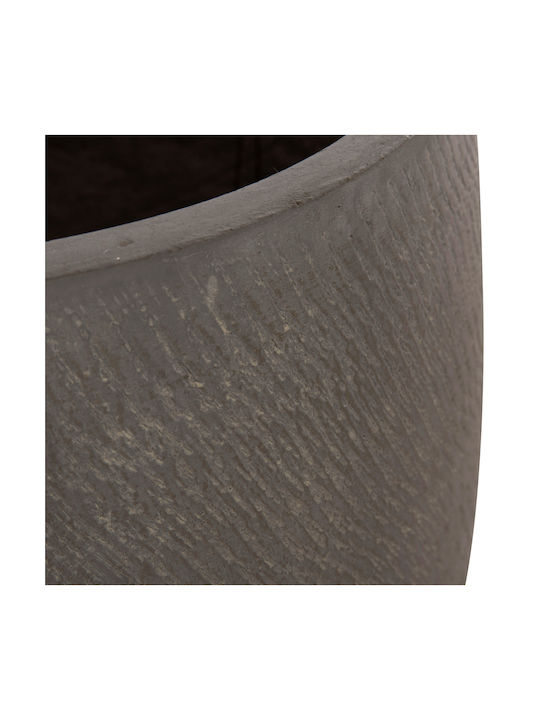 HomeMarkt Set 4 Pots Metal Grey-green