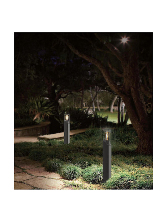 Sun Light Φωτιστικό Κολωνάκι Εξωτερικού Χώρου 23W IP54 για Ντουί E27 Μαύρο