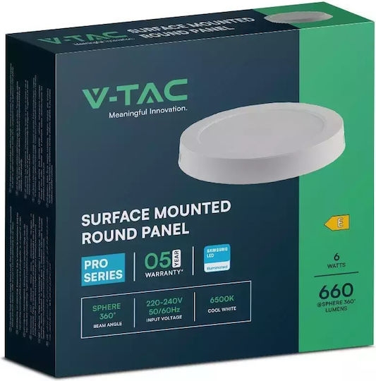 V-TAC LED Panel 6W