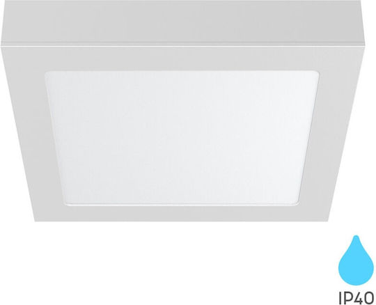 Braytron Panel Εξωτερικό LED Panel 18W 20.4x20.4εκ.