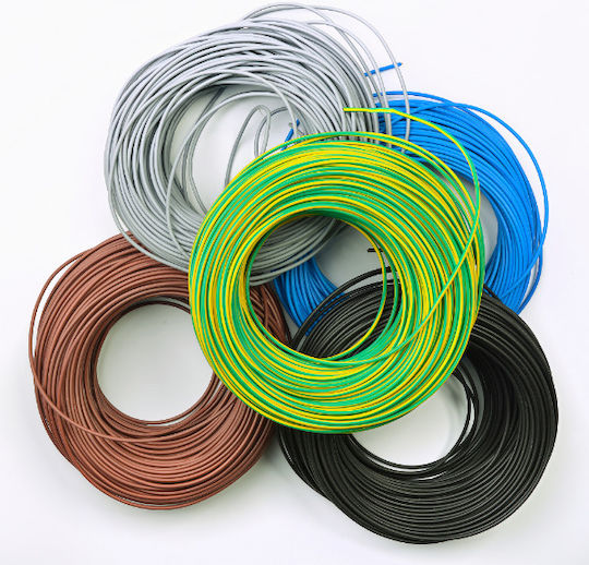 Helukabel Netzkabel Typ NYAF mit Kabeleigenschaften 1x1.5mm² in Blau Farbe 100m
