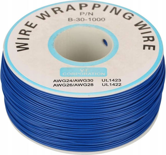 Καλώδιο Τύπου Kynar Awg 0.25mm Μπλε 200m
