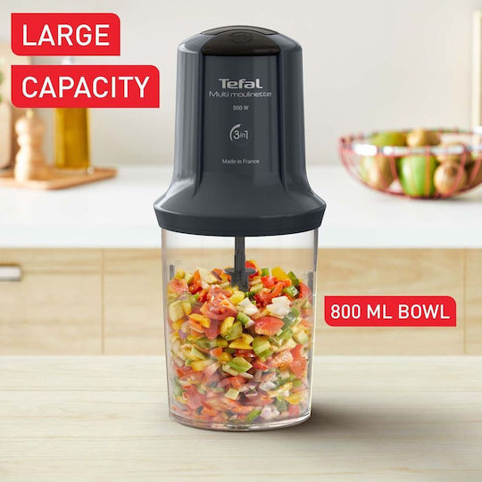 Tefal Multi Chopper 500W with 800ml Bowl Black