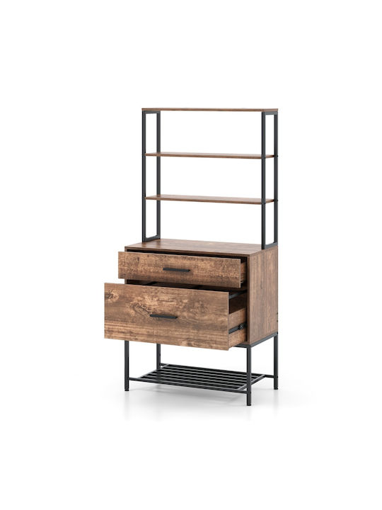 Office Storage Cabinet Industrial Style L75xW40xH156cm