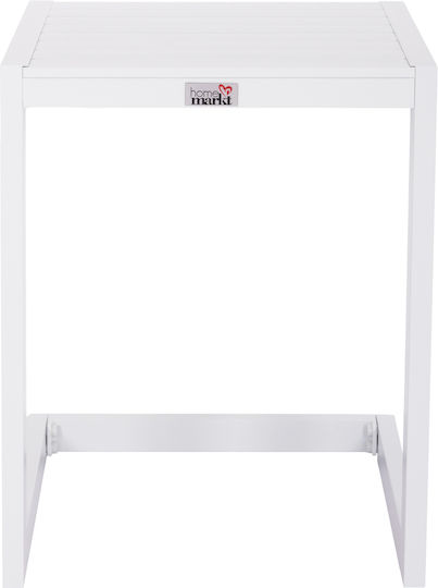 Belling Auxiliary Outdoor Foldable Aluminum Table White 42x43x53cm