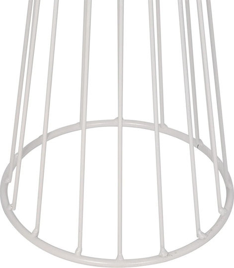 GloboStar Nova Floor Lamp H155xW38cm. with Socket for Bulb E27 White