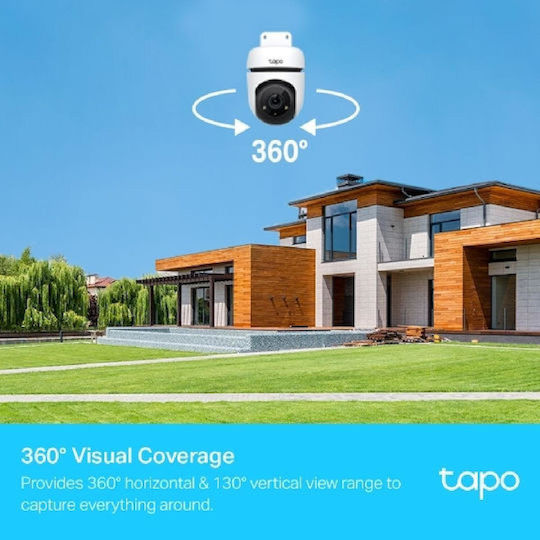 TP-LINK C510W v2 IP Surveillance Camera Wi-Fi Full HD+ 3MP Waterproof with Two-Way Communication and Lens 2.8mm