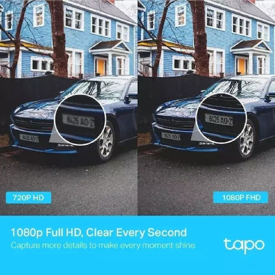 TP-LINK C510W v2 IP Surveillance Camera Wi-Fi Full HD+ 3MP Waterproof with Two-Way Communication and Lens 2.8mm