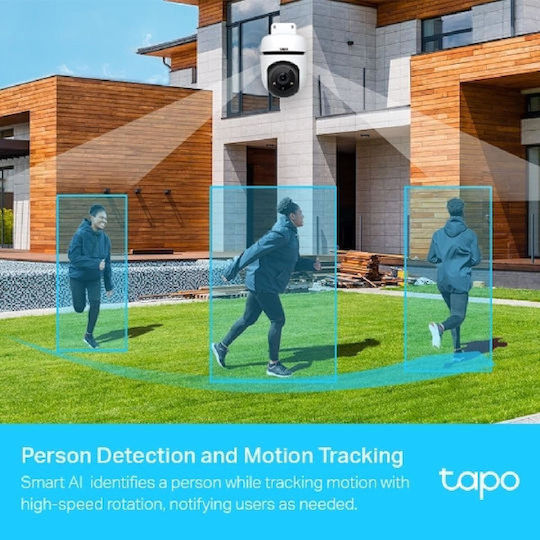 TP-LINK C510W v2 IP Surveillance Camera Wi-Fi Full HD+ 3MP Waterproof with Two-Way Communication and Lens 2.8mm