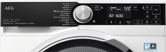 AEG Washer Dryer 10kg/6kg Steam 1600 Rounds with Wi-Fi