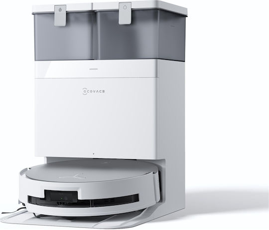 Ecovacs Deebot X8 Omni Σκούπα Ρομπότ με Χαρτογράφηση Laser & Απορρόφηση 18000Pa Λευκή