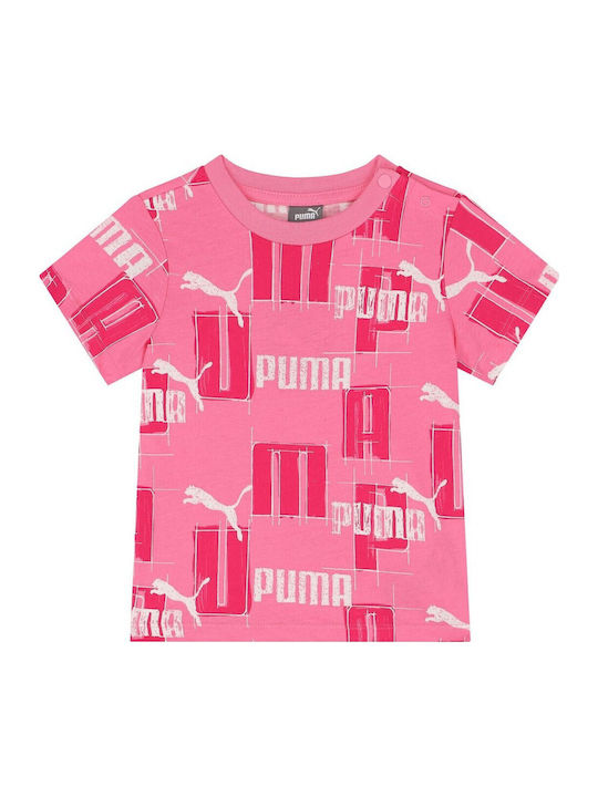 PUMA Παιδικό Σετ με Σορτς Fast Pink 2τμχ