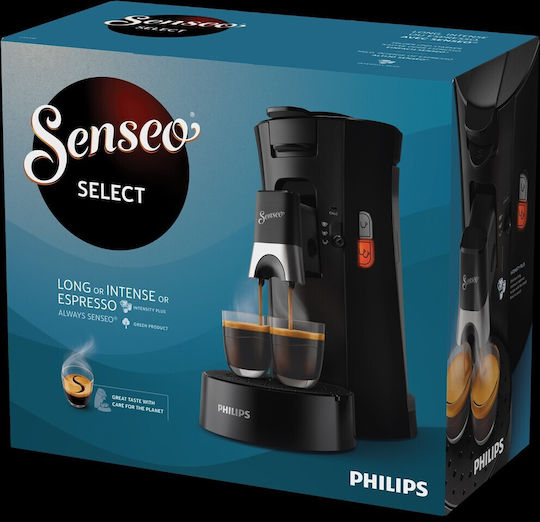 Philips Senseo Select Καφετιέρα για Κάψουλες Senseo Πίεσης 1bar Μαύρη