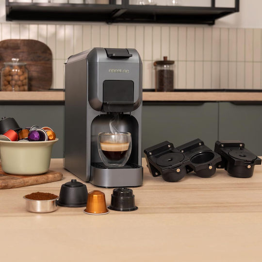 Cecotec Freestyle Compact Kapsel-Kaffeemaschine Druck 20bar Schwarz