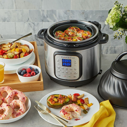 Instant Pot Duo Crisp Мултикукър 1500W с Капацитет 8лт Сребрист