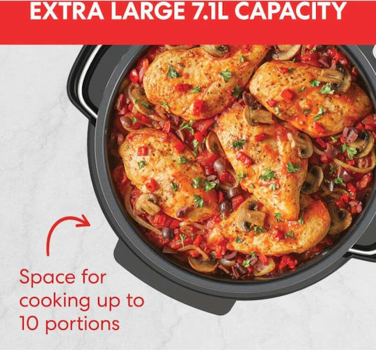 Instant Pot Slow Cooker 800W with Capacity 7L Black