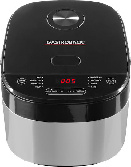 Gastroback Πολυμάγειρας 790W με Χωρητικότητα 5lt Ασημί