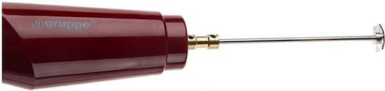 Gruppe PDH007 Electric Hand Held Coffee Frother 25W with 2 Speeds Red