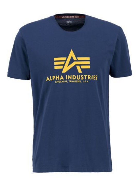 Basic T-shirt Navy Μπλε