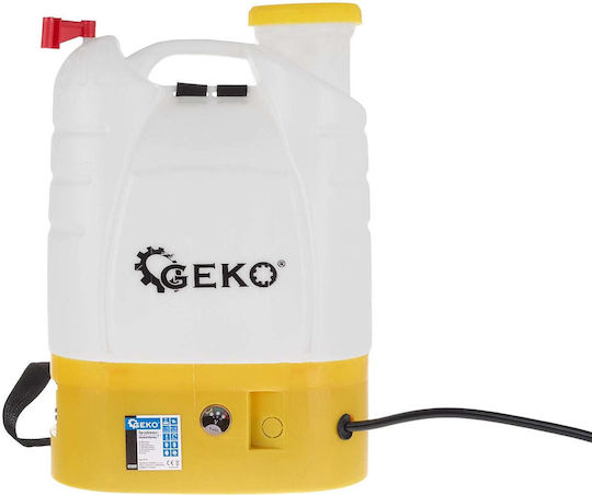 Geko Backpack Sprayer 12V with Battery 8Ah with Capacity 16lt