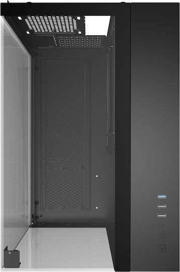 Darkflash TH285M Gaming Midi Tower Κουτί Υπολογιστή με Πλαϊνό Παράθυρο Μαύρο