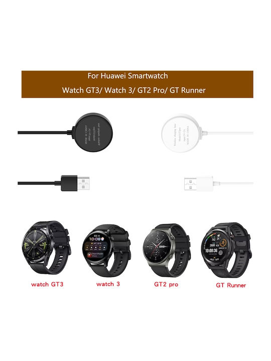 Integrated Charging Base Magnet Wearable Charger Huawei Watch GT2 Pro Whiteς