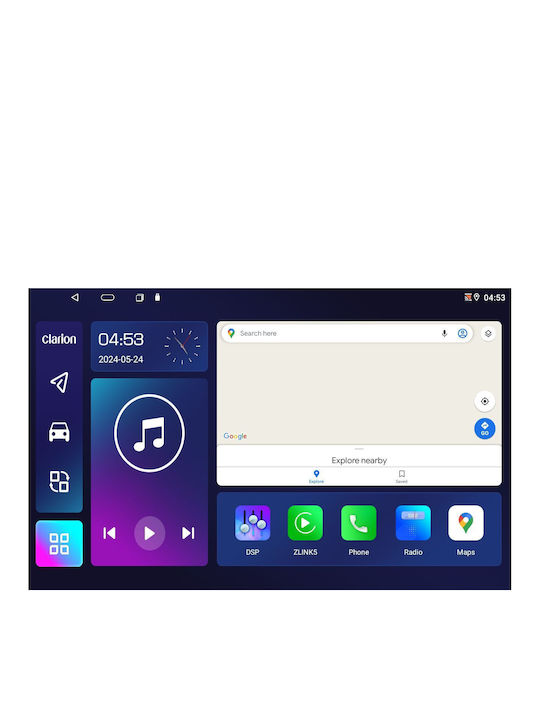 Clarion Автомобилна Аудио Система (Блутут/USB/WiFi/GPS/Apple-Carplay/Android-Auto)